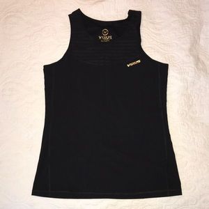 VIRUS black workout tank top